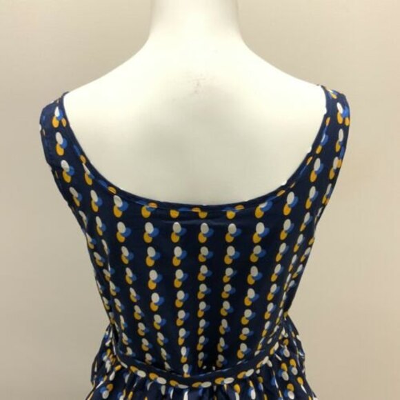 A.P.C. Rue Madame Paris Women’s Size 38 US 6 Navy Multicolor Sleeveless Dress - Picture 5 of 11